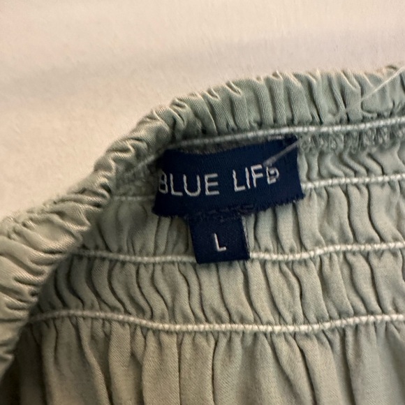 Blue Life Good Karma Strapless Smocked Cover Up Mini Dress (100) - Picture 5 of 6